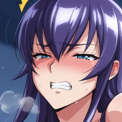夜中の学校でマッチョ男とやりまくられた毒島先輩 #1 (学園黙示録 HIGHSCHOOL OF THE DEAD)